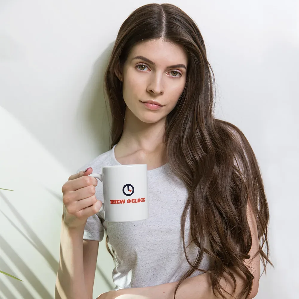Brew o'clock — 11oz mug: In hand (lifestyle)