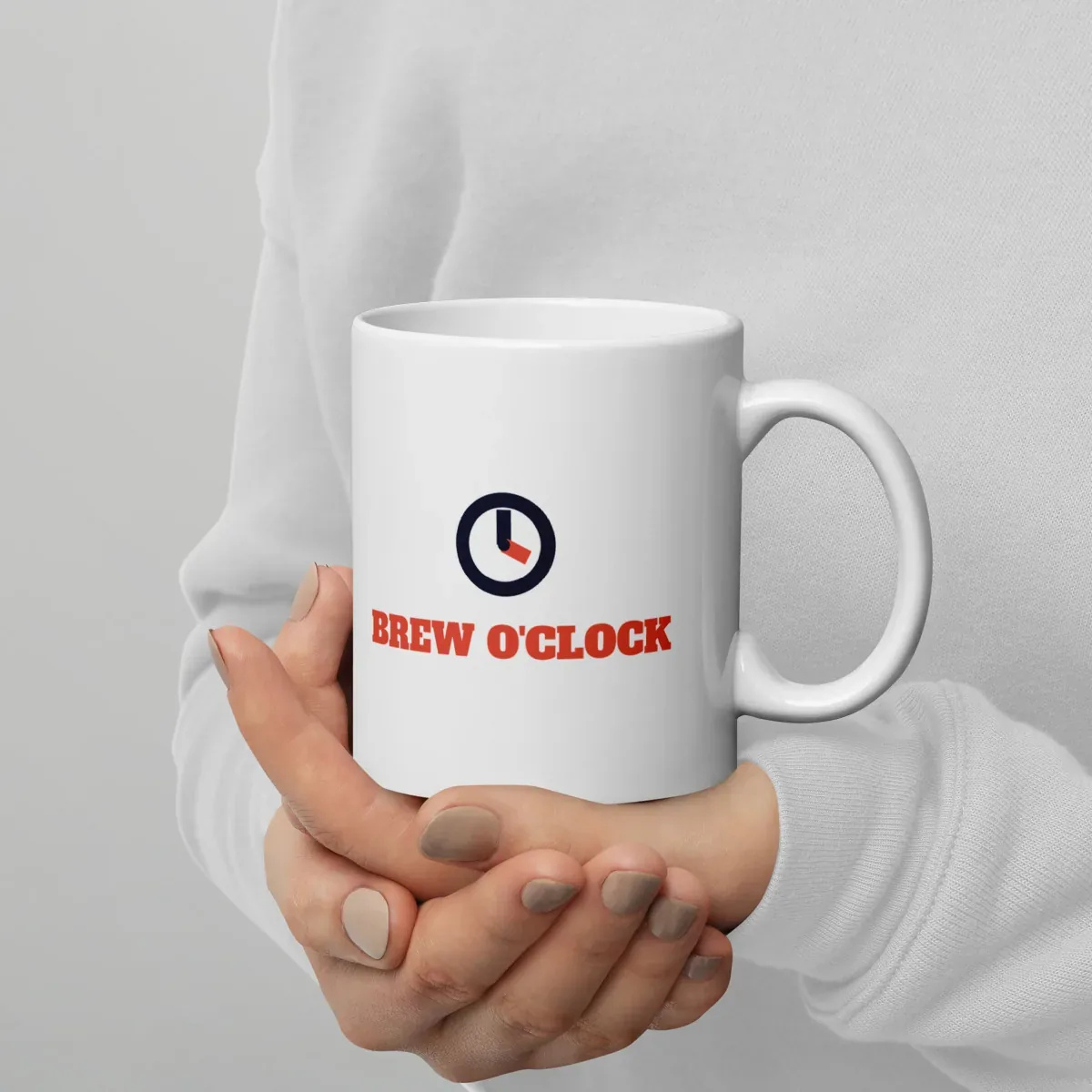 Brew o'clock — 11oz mug: In hand