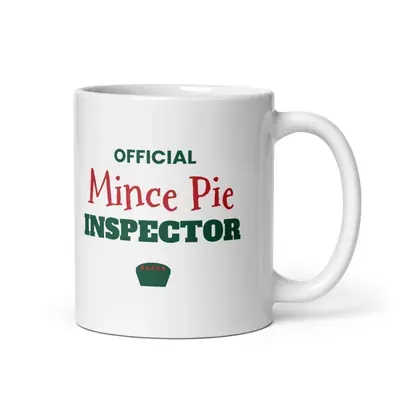 Official Mince Pie Inspector — 11oz mug