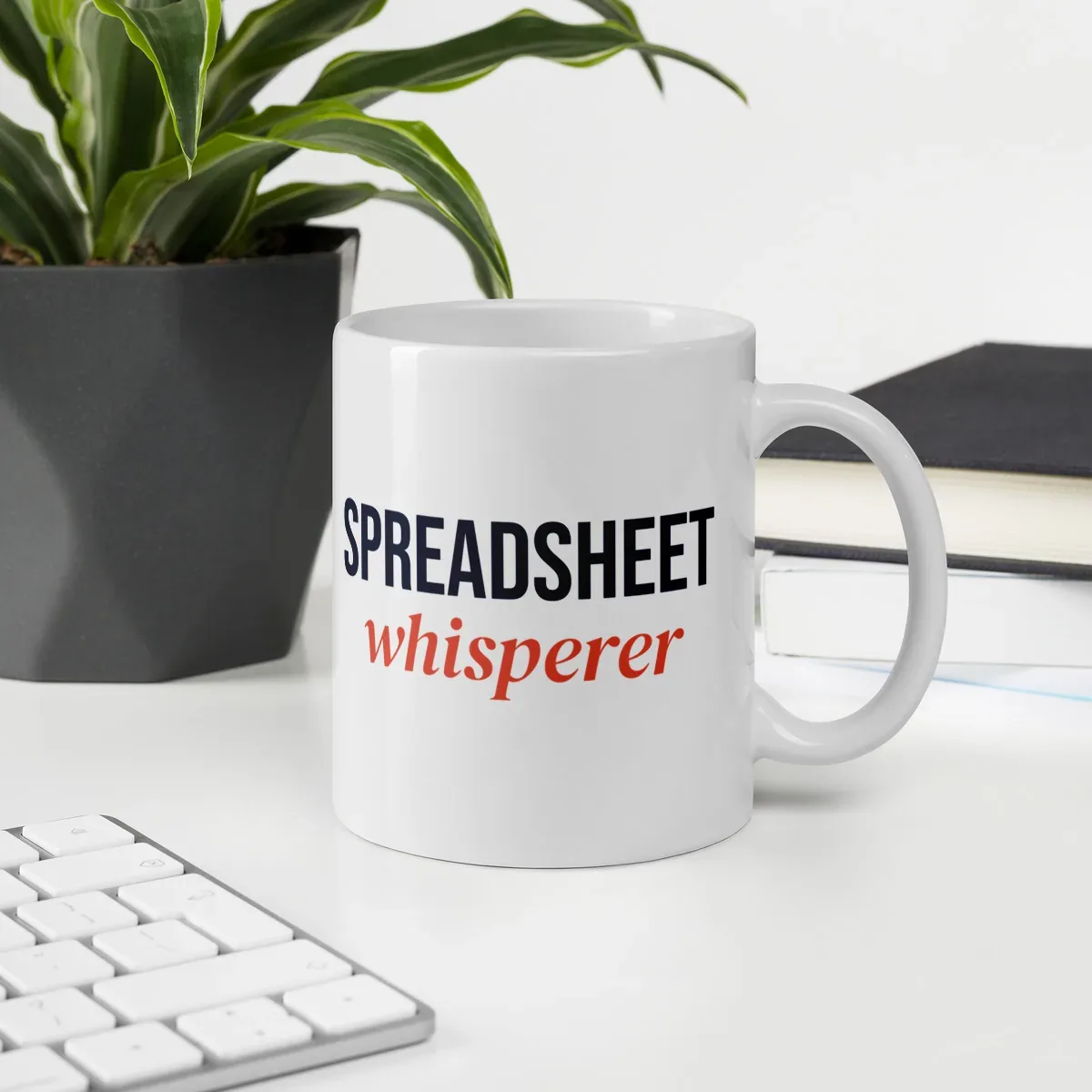Spreadsheet whisperer — 11oz mug: Lifestyle, office environment
